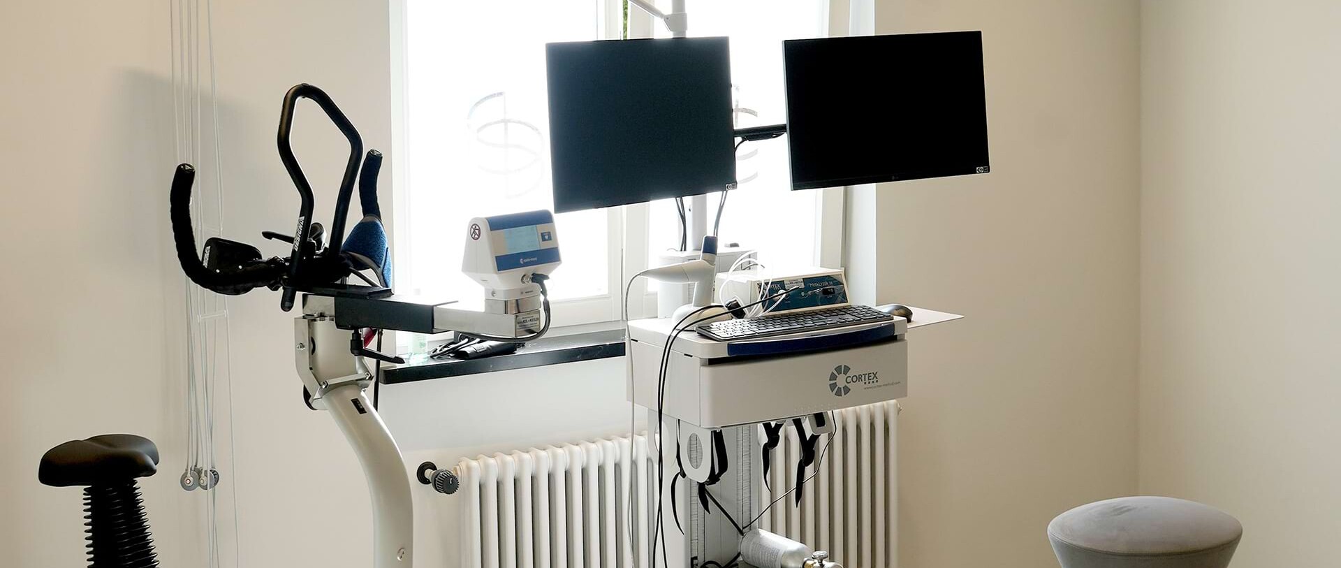 Diagnosezimmer bei Cardio.Hamm – Leistungs-EKG
