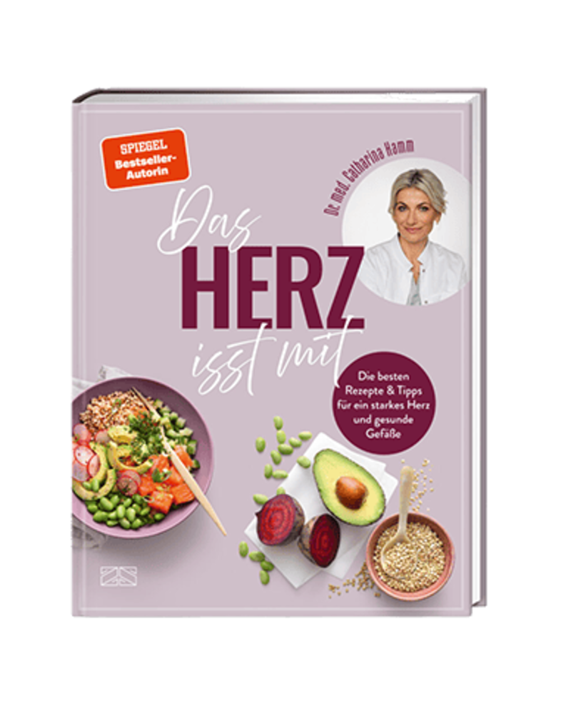 Buchcover des Spiegelbestseller "Das Herz isst mit" von Dr. med. Catharina Hamm